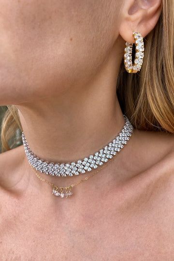 EMPRESS COLLAR NECKLACE- STERLING SILVER